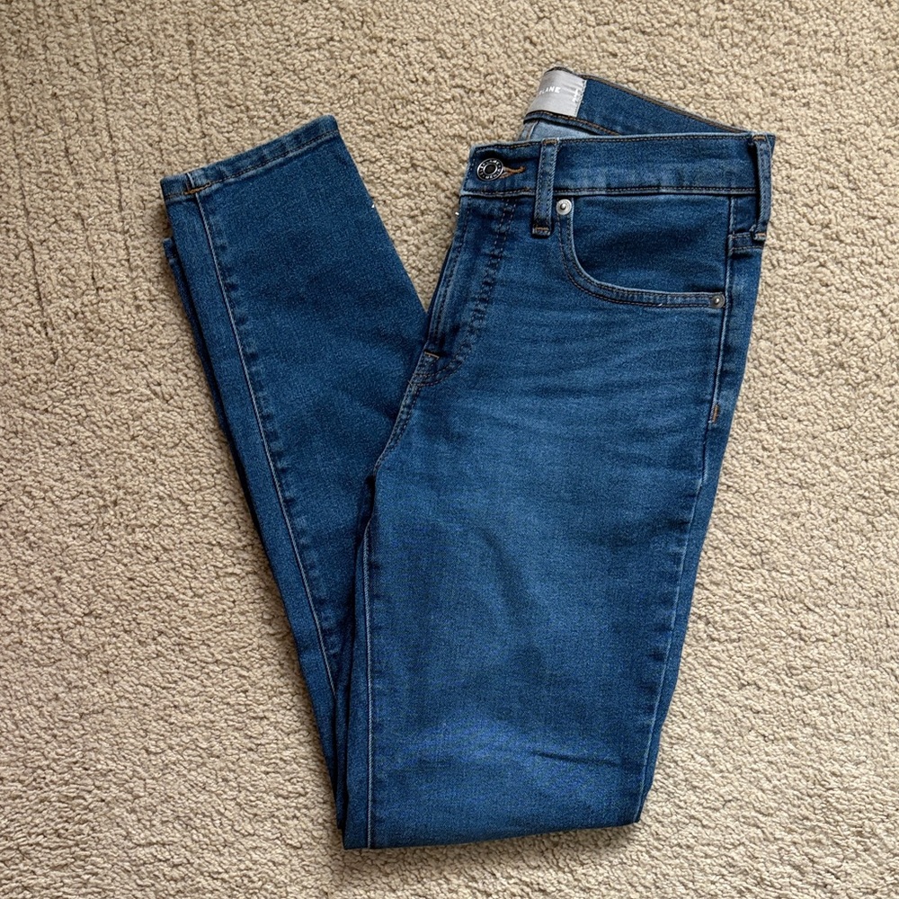 Everlane Women's Crop Skinny Jeans in Deep Blue